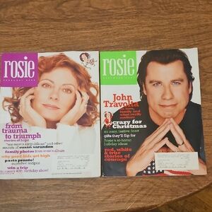 Vintage Rosie O'Donnell  Magazine Susan Sarandon and John Travolta